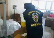Son dakika: Ankarada kaçak üretilen 30 bin maske ele geçirildi