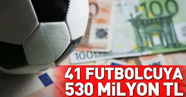 Fenerbahçe'den 41 futbolcuya 530 milyon TL