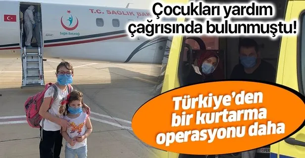 Son dakika: Kovid-19’a yakalanan Türk vatandaşı ve ailesi ambulans uçakla Mısır’dan Türkiye’ye getirildi