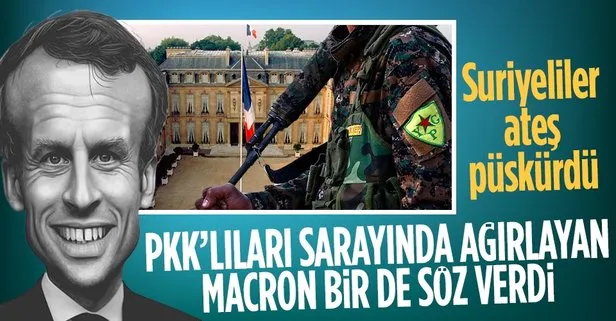 Suriye muhalefeti, terör örgütü YPG/PKK ile görüşen Fransa Cumhurbaşkanı Macron’a tepki gösterdi