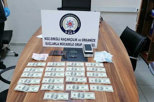 Zonguldak'ta sahte dolar operasyonu