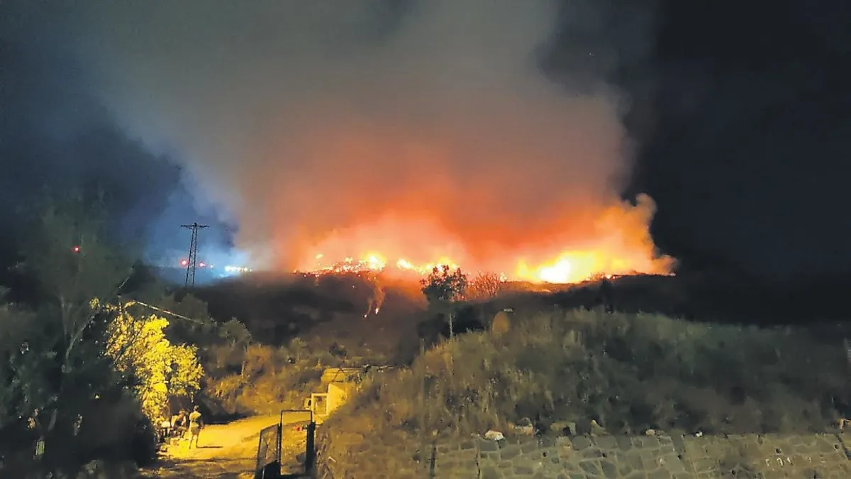 Sarıyer'de korkutan yangın