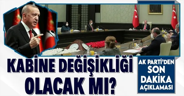 Kabine değişikliği olacak mı? AK Parti Genel Başkan Yardımcısı Mahir Ünal’dan son dakika açıklaması