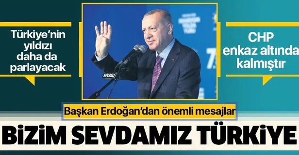 Başkan Erdoğan’dan AK Parti Kocaeli 7. Olağan İl Kongresi’nde önemli açıklamalar