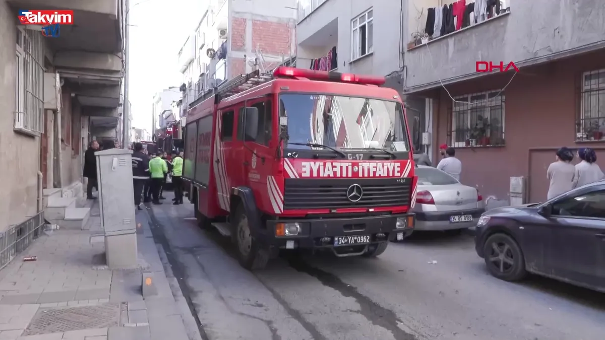 Bağcılar’da yangın: 1 ölü!
