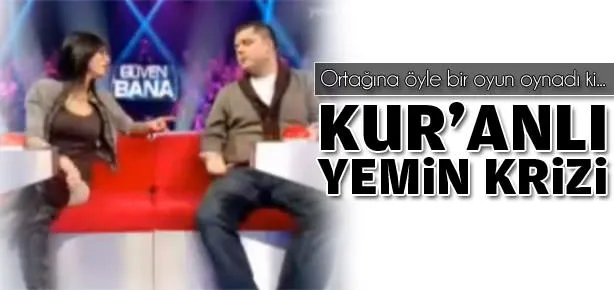 Kur’anlı yemin krizi