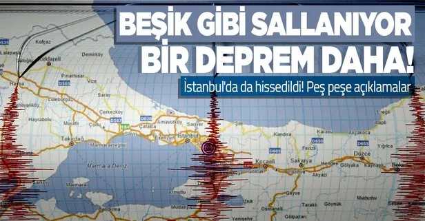İstanbul’da deprem son dakika! İstanbul’da deprem mi oldu? Kandilli ve AFAD son dakika! Düzce, Gebze, Kocaeli...