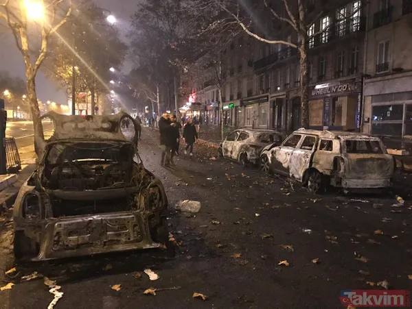 Paris'teki son gösterilerin faturası ağır oldu - 45
