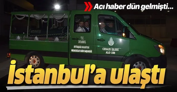 Bakan yardımcısı Dursun'um cenazesi İstanbul'a gönderildi