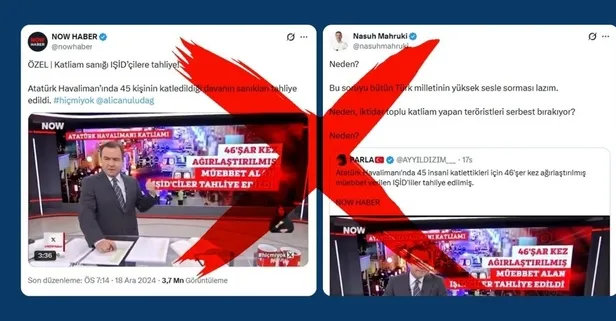 Yalan habere geçit yok! Atatürk Havalimanı saldırısı üzerinden yapılan algı operasyonuna soruşturma