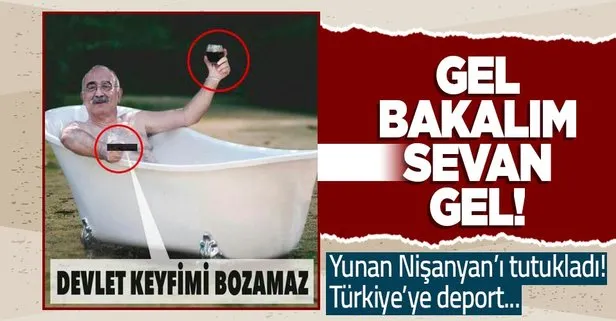 FETÖ’nün kapatılan Taraf Gazetesi Yazarı firari Sevan Nişanyan Yunanistan’da tutuklandı! Türkiye’ye deport...