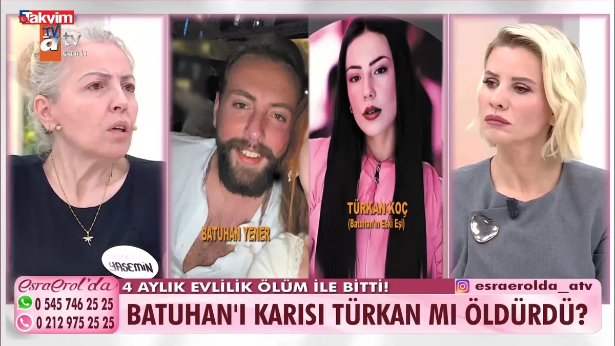 “Oğlumu gelinim öldürdü” iddiası! Batuhan Yener’in annesi Esra Erol’da konuştu!
