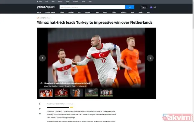 Türkiye'nin Hollanda galibiyeti sonrası flaş yorum: Tarih böyle yazılır