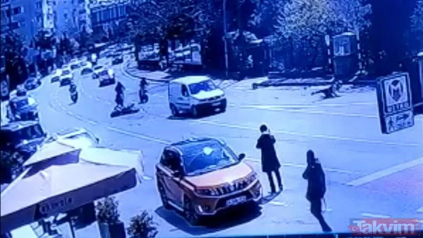 Etiler'de tek teker üzerinde motosiklet şovu kötü bitti - 1