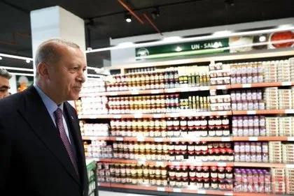 Başkan Erdoğan alışveriş yaptı! O detay gözlerden kaçmadı!