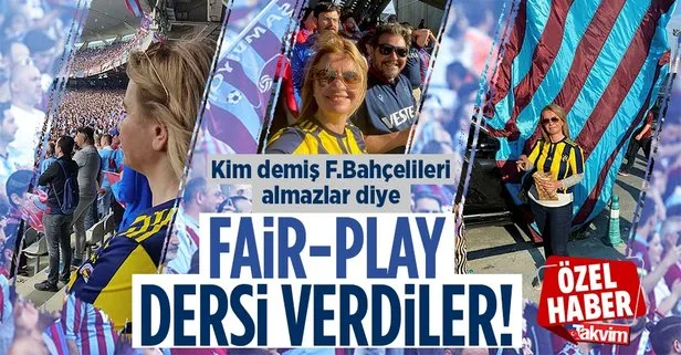 Trabzonspor taraftarından fair play dersi