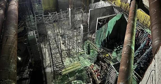 Beyoğlu'nda metro inşaatında iskele çöktü: Bir işçiden acı haber geldi | 2 şüpheli tutuklandı