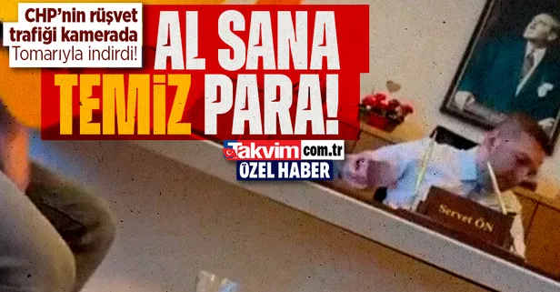 CHP’li belediyelerde rüşvet çarkı! Ataşehir Belediyesi Ruhsat Müdürü Servet Ön rüşvet alırken görüntülendi