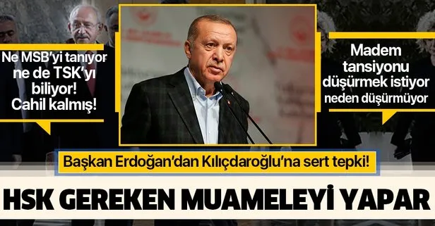 Başkan Erdoğan’dan Kılıçdaroğlu’na HSK ve Genelkurmay Başkanlığı tepkisi!