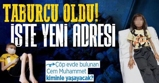 'Çöp ev'de bulunan Cem Muhammet hastaneden taburcu edildi! Adresi gizli bir eve yerleştirildi