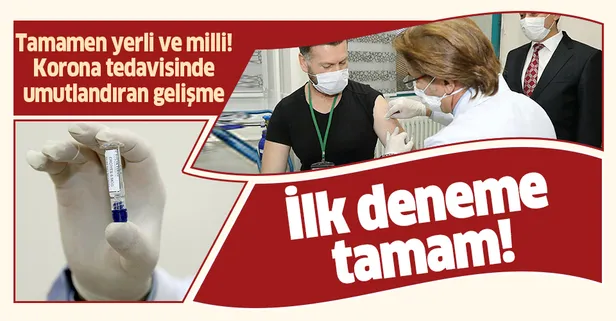 SON DAKİKA: Yerli koronavirüs aşısında flaş gelişme: ERUCOV-VAC aşısı gönüllü üzerinde denendi