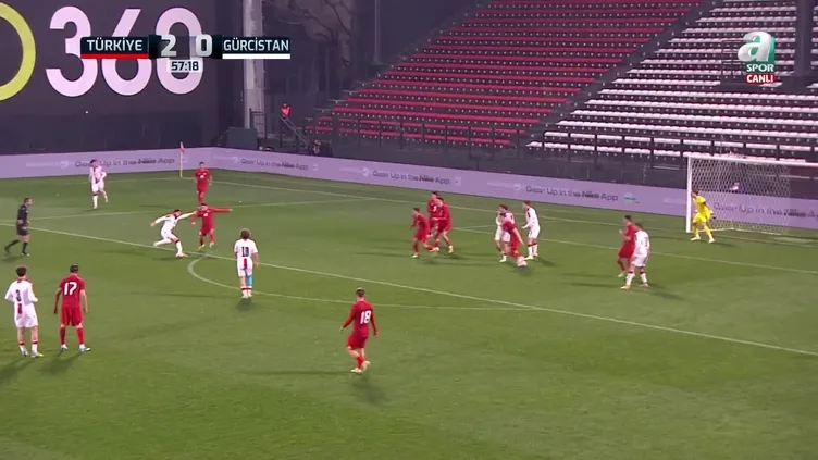 Türkiye 2-1 Gürcistan U21 Gol: Abuashvili
