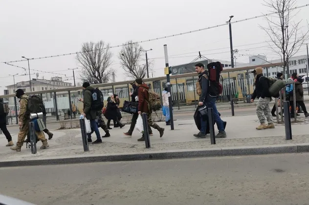 Belarus'tan Ukrayna'ya destek! Rusya'ya karşı savaşmak için Lviv'den yola çıktılar
