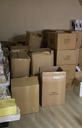 Esenler'de sigara imalathanesine baskın