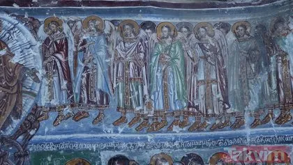 1600 yıllık dünyaca ünlü tarihe esere büyük saygısızlık! Sümela Manastırı’nda fresklere kazınan isimler silinecek