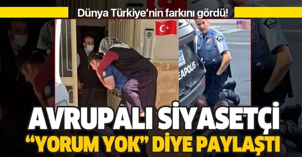 Hollandalı siyasetçiden Türk polisine övgü:  ‘Yorum yok’ deyip paylaştı