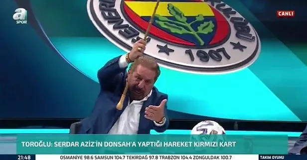 Fenerbahçe Çaykur Rizespor maçına Erman Toroğlu yorumu: Serdar Aziz’in Donsah’a yaptığı hareket kırmızı kart