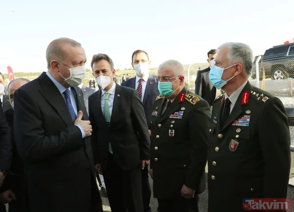 Başkan Erdoğan, Barutsan Roket ve Patlayıcı Fabrikası'nda yerli ve milli silah ve mühimmatları inceledi! - 4