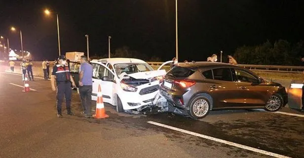 Anadolu Otoyolu’nda zincirleme trafik kazası!