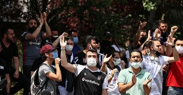 Beşiktaş’ta Sergen Yalçın krizi! Taraftarlar evinin önünde toplandı