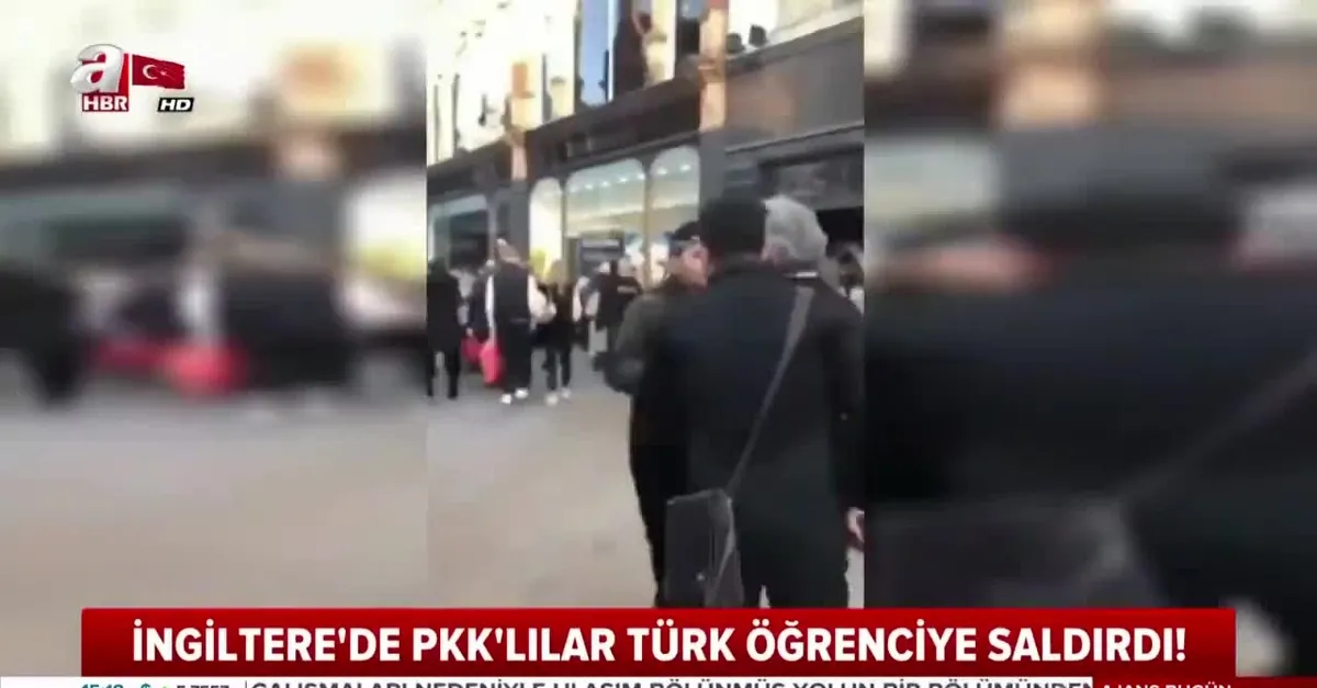 İngiltere'de terör sevicilerden Türk öğrenciye alçak saldırı!