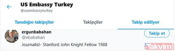 ABD Büyükelçiliği FETÖ'yle sıkı fıkı! İşte takip ettiği o isimler... - 6
