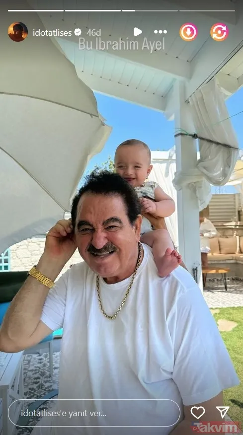 İbrahim Tatlıses ve eski eşi Derya Tuna torunlarıyla bir araya geldi! O anları İdo Tatlıses paylaştı: İşte İbrahim Ayel ile Sinan Emir - 6