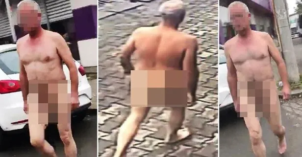 Sakarya'da şok! Yolda çırılçıplak yürüdü...