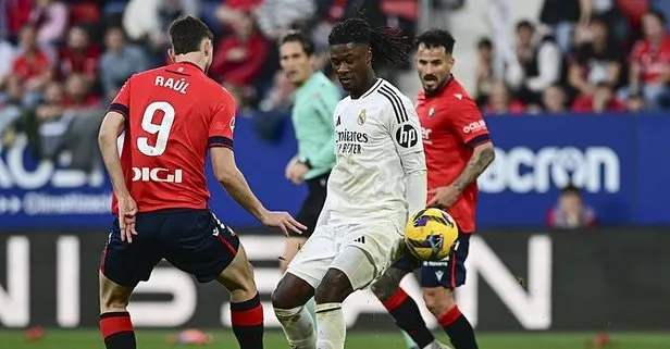 Real Madrid’in kan kaybı sürüyor! Osasuna ile 1-1 berabere kaldı
