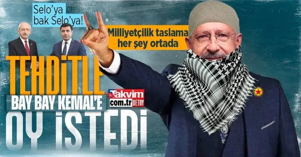 HDPKK’lı Selahattin Demirtaş ikinci tur öncesi Kemal Kılıçdaroğlu’na oy istedi!