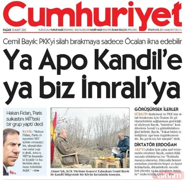 FETÖ'nün Cumhuriyet'e attırdığı terör manşetlerinden bazıları - 9