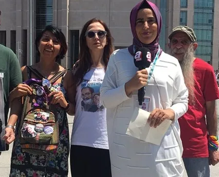 A Haber canlı yayınına çirkin saldırı