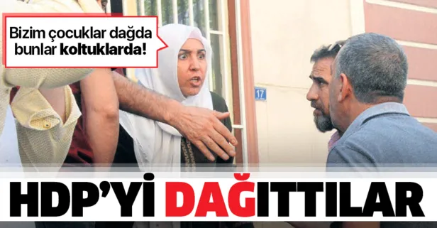 Diyarbakır'da HDP önünde eylem yapan annelerin isyanı: Bizim çocuklar dağda bunlar koltuklarda