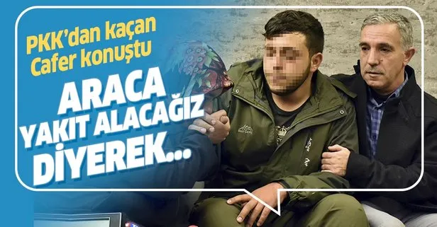 Araca yakıt alacağız diyerek kaçtık