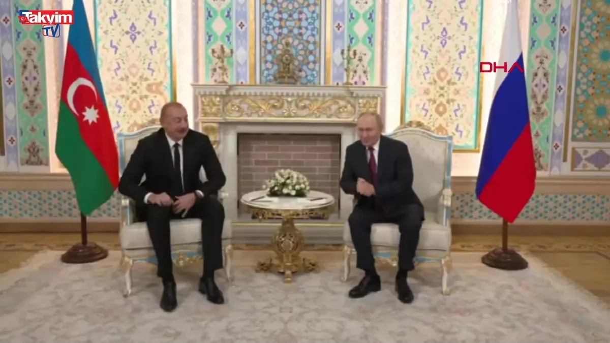 Putin ile Aliyev Tacikistan’da görüştü