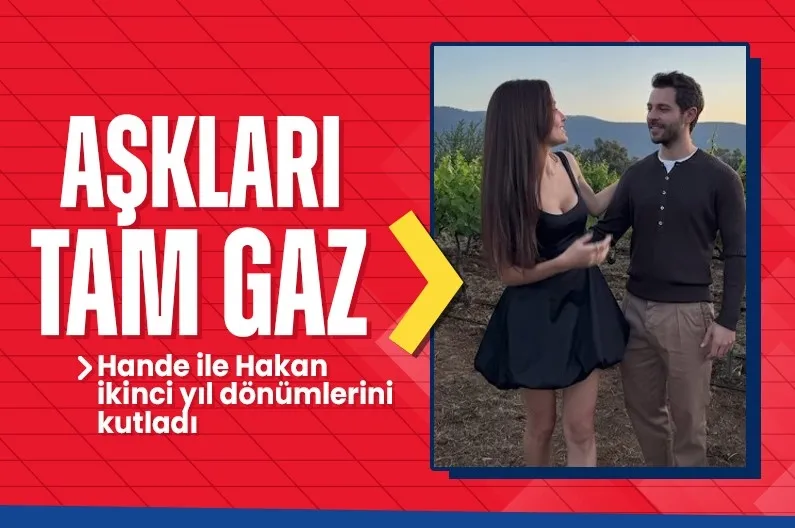 Sabancılara yeni gelin geliyor! Hande Erçel ve Hakan Sabancı ikinci yıl dönümlerini kutladı - 1