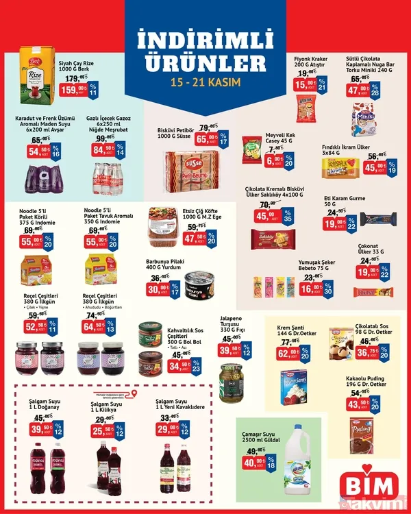 BİM 21-25 Kasım aktüel kataloğu yayınlandı! Bu hafta BİM’e hangi ürünler gelecek? - 2