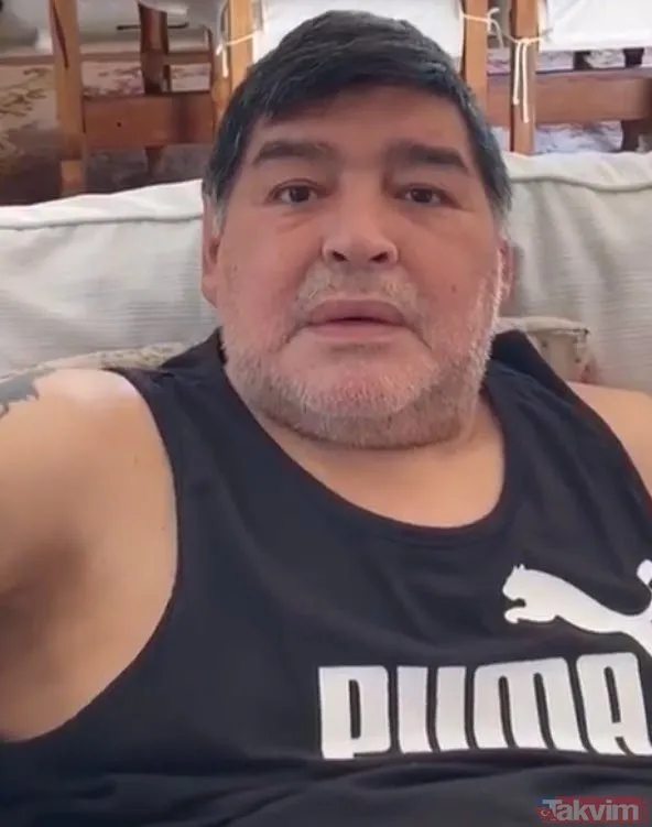 Arjantinli efsane Diego Maradona hüngür hüngür ağladı! Son hali sosyal