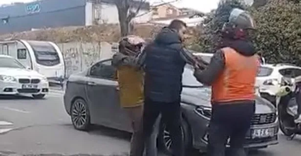 İstanbul'da yol verme kavgasında silahına sarıldı: O maganda gözaltına alındı