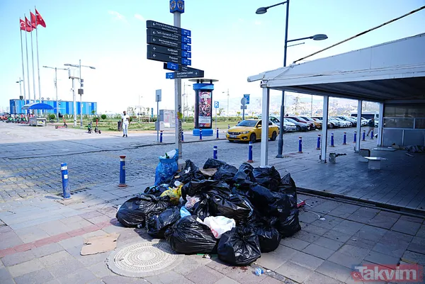İzmir sokakları çöpten geçilmiyor... Özgür Özel suspus! - 9